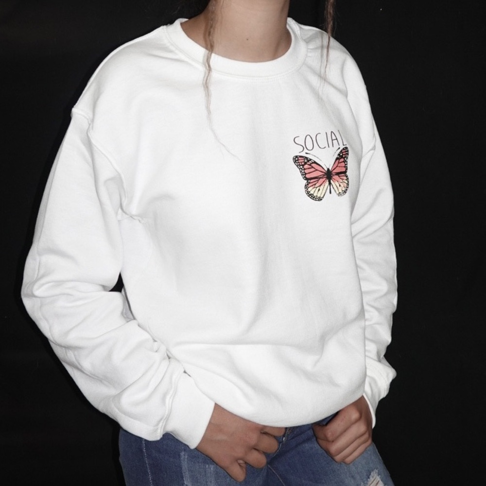 Social Butterfly Sweatshirt